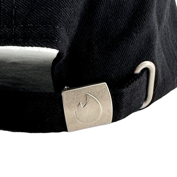 Tinder Flame Swipe Right Online Dating Pink Embroidered Ball Cap Hat One Size - Picture 5 of 8